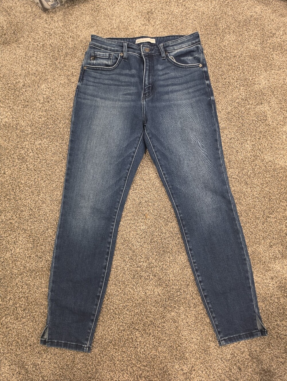 Women's High-Rise Slim Jeans in Medium Blue